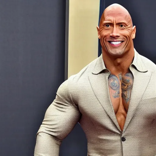 Image similar to dwayne johnson as harry potter, full body shot, highly - detailed, sharp focus, award - winning