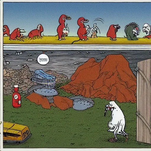 Image similar to gary larson far side picture