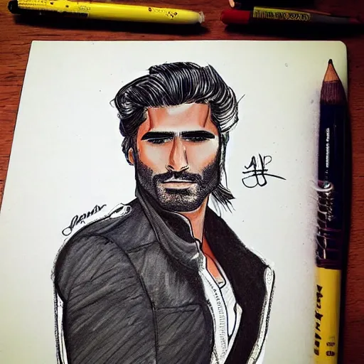 Prompt: a drawin un the style of mariano giraud