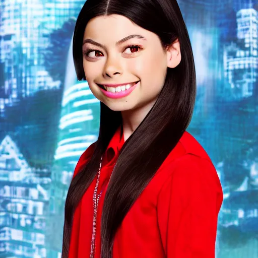 Image similar to Miranda Cosgrove as Meilin Lee in disney turning red live action, 8k full HD photo, cinematic lighting, anatomically correct, oscar award winning, action filled, correct eye placement,