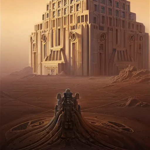 Prompt: neo classical, brutalist, soviet architecture on mars, symmetrical!!, intricate, ugly highly detailed, centered, digital painting, artstation, concept art, smooth, sharp focus, illustration, artgerm, tomasz alen kopera, peter mohrbacher, donato giancola, joseph christian leyendecker, wlop, boris vallejo