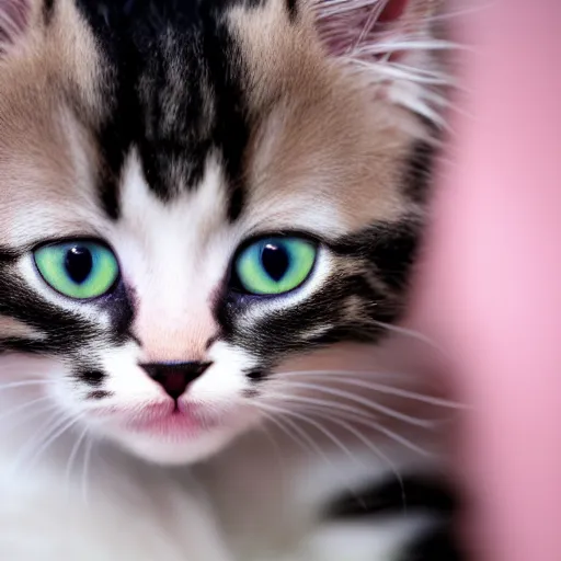 Image similar to high detail shot of a cute kitten