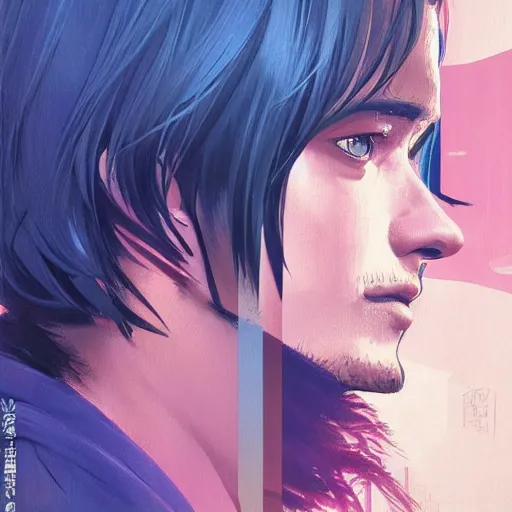 Prompt: gaspard ulliel portrait as manga girl, realistic shaded perfect face, fine details. anime. realistic shaded lighting poster by ilya kuvshinov katsuhiro otomo ghost - in - the - shell, magali villeneuve, artgerm, jeremy lipkin and michael garmash and rob rey