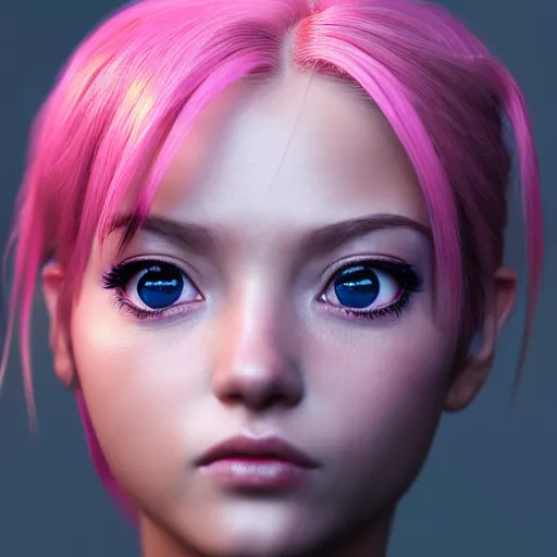 OBJ file GIRL ANIME 3D Model - Obj - FbX - 3d PRINTING - 3D PROJECT - GAME  READY・Model to download and 3D print・Cults