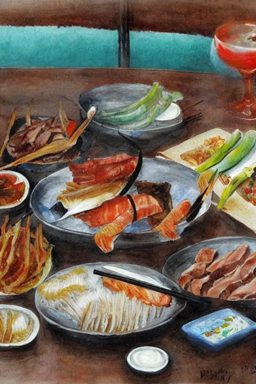 Image similar to korean bbq by jerry pinkney