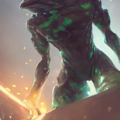 Prompt: frogmancer , made by Stanley Artgerm Lau, WLOP, Rossdraws, ArtStation, CGSociety, concept art, cgsociety, octane render, trending on artstation, artstationHD, artstationHQ, unreal engine, 4k, 8k,