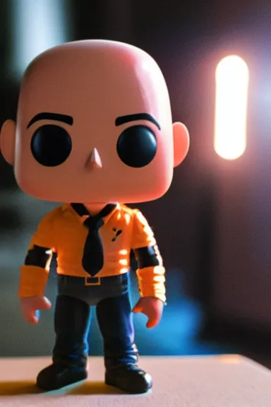 Image similar to “ very very intricate photorealistic photo of a jeff bezos funko pop, photo is in focus with detailed atmospheric lighting, award - winning details ”