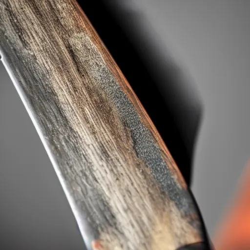 Prompt: high quality photo of an axe, photography 4k, f1.8 anamorphic, bokeh, 4k, Canon, Nikon