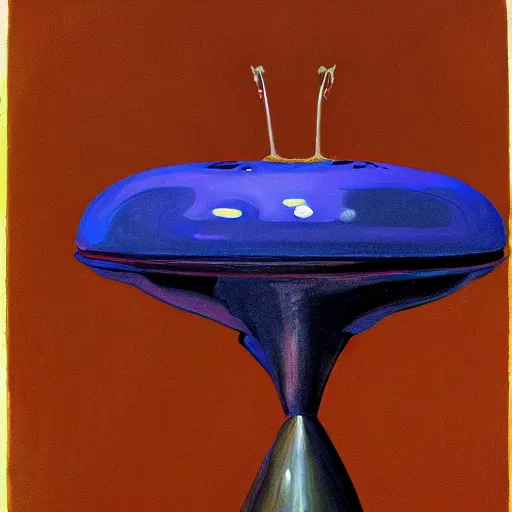 Image similar to alien by wayne thiebaud