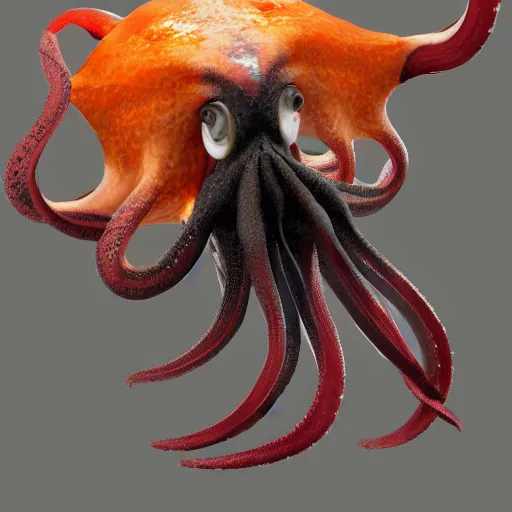 Prompt: squid spider chimera