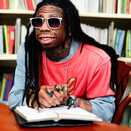 Image similar to lil wayne teaching calculus