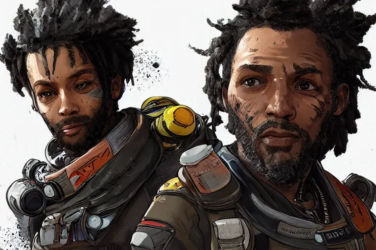 Image similar to portrait of an Apex Legends character By Emmanuel Lubezki