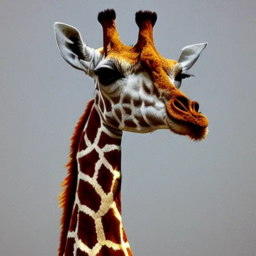 Prompt: small giraffe