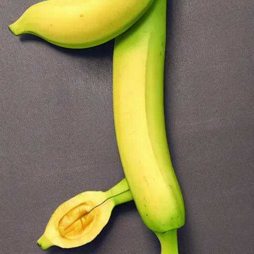 Prompt: A banana shaped like a bong