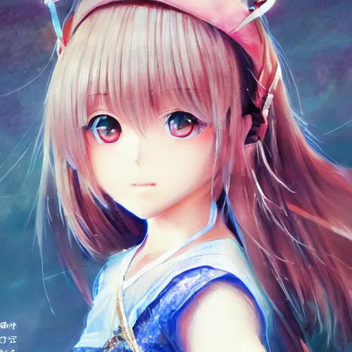 Image similar to dynamic composition, motion, ultra-detailed, incredibly detailed, a lot of details, amazing fine details and brush strokes, gentle palette, smooth, HD semirealistic anime CG concept art digital painting, watercolor oil painting of a young J-Pop idol girl, by a Japanese artist at ArtStation. Realistic artwork of a Japanese videogame, soft and harmonic colors.