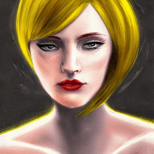 Prompt: portrait of a female android by christina robertson