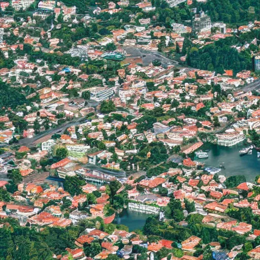 Image similar to professional photo of the city of pomerode, high definition, ultra detailed, 4k