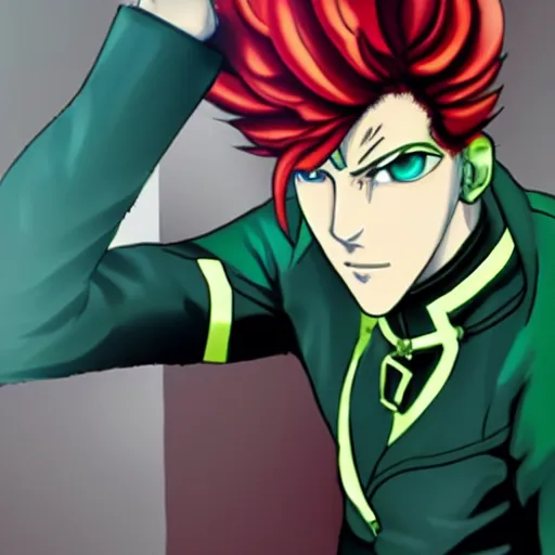 Prompt: Noriaki Kakyoin