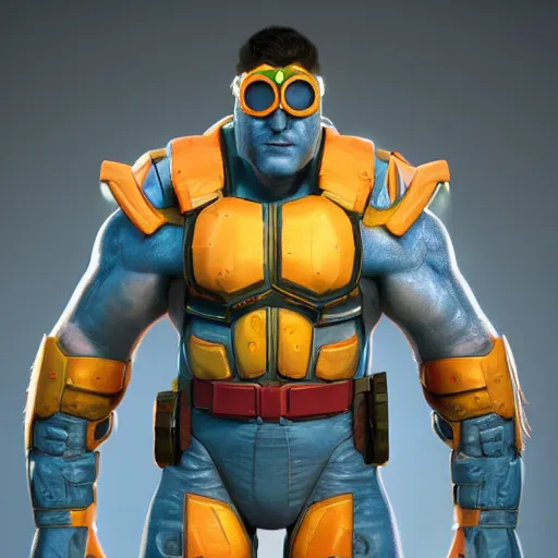 Image similar to A photorealistic Invincible, 'Invincible' Renewed for Season 2 and 3 by Amazon, 480x854 Invincible Animated Series, magical realism, texture, radiant colors, fantasy, trending on artstation, volumetric lighting, micro details, 3d sculpture, ray tracing, 8k