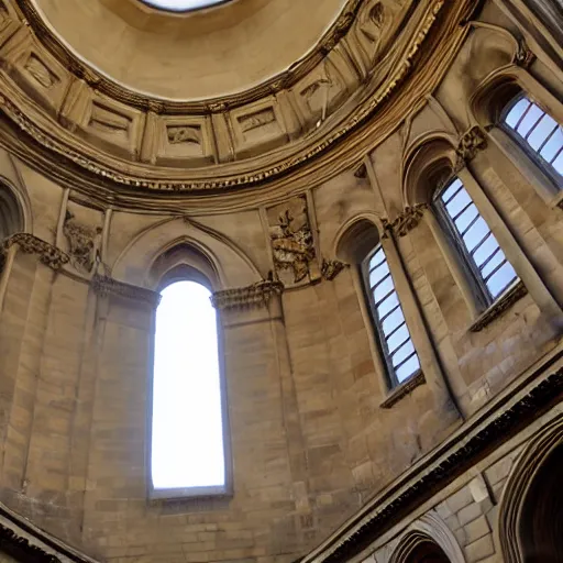 Prompt: radcliffe camera, interior