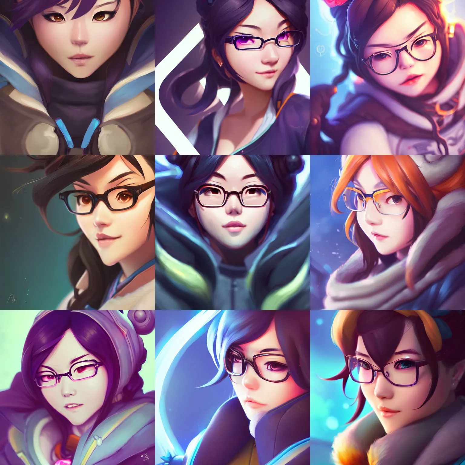 Prompt: a portrait of mei from overwatch, closeup, art by lois van baarle and loish and ross tran and rossdraws and sam yang and samdoesarts and artgerm and saruei and disney, digital art, highly detailed, intricate, sharp focus, trending on artstation hq, deviantart, unreal engine 5, 4 k uhd image