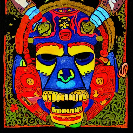 Image similar to portrait of xolotl