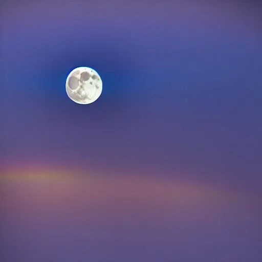 Image similar to beautiful full moon under arcoiris detailed hd 8 k