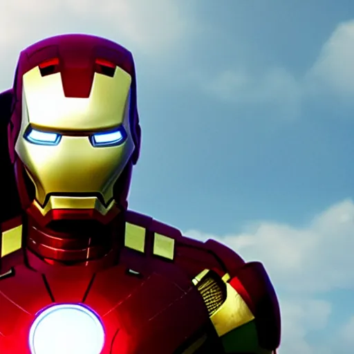 Image similar to film still of michael jackson as Iron Man, cinematic-shot, 4k