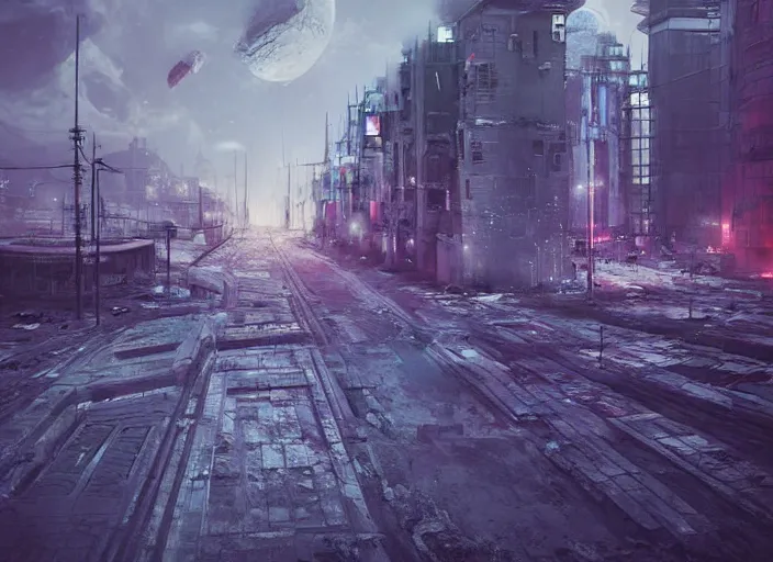 Image similar to a futuristic norilsk norilsk norilsk norilsk city moonwalker photo, city art of city street on the moon, a detailed image of a future norilsk base, cyberpunk art by neil blevins, cgsociety, fantasy art, dystopian art, cryengine, redshift vibes