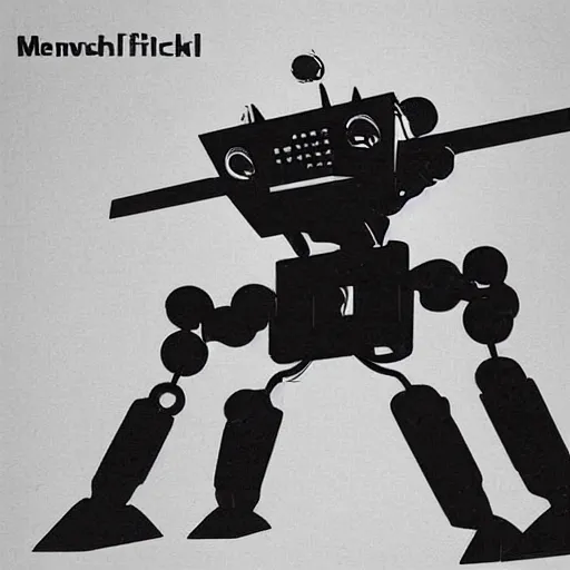 Image similar to soviet fighting robot menacing futuristic sleek