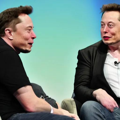 Prompt: Elon Musk kicks Gollum