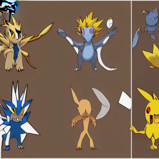 evolution of pokemon alakazam, Stable Diffusion