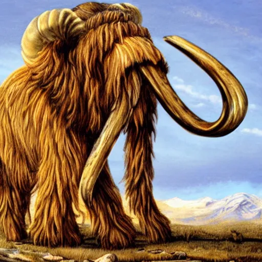 Image similar to a honey mammoth