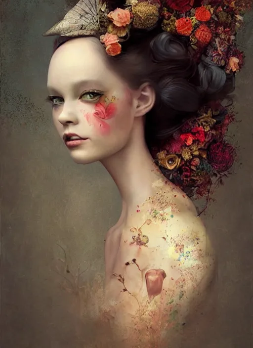 Image similar to beautiful portrait painting of a princess art style by Ray Caesar and Benjamin Lacombe, trending on Artstation, 8k, asymmetrical, Organic Painting, Matte Painting, geometric shapes, hard edges, masterpiece, face enhance, graffiti painting, fine detail, full of color, intricate detail, golden ratio illustration