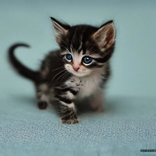 Prompt: cute small kitten