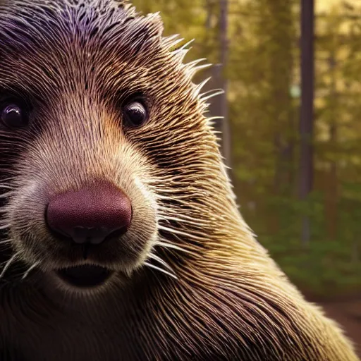 Prompt: hyperrealistic dslr film still of justin bieber disguised as a beaver, stunning 8 k octane comprehensive 3 d render, inspired by istvan sandorfi & greg rutkowski & unreal engine, perfect symmetry, dim volumetric cinematic lighting, extremely hyper - detailed, incredibly real lifelike attributes & flesh texture, intricate, masterpiece, artstation, stunning