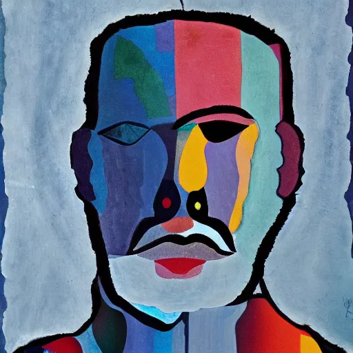 Image similar to a portrait of a king by karl wiener, abstract, figurative, fernando barrios benavides