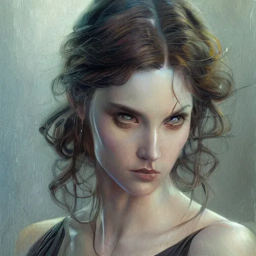 Image similar to a painting in the style of donato giancola, and in the style of charlie bowater, and in the style of stephen hickman. smooth, sharp focus, semi - realism.