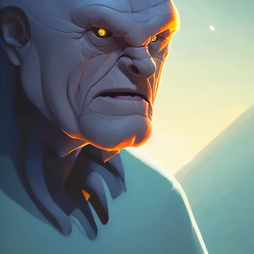 Image similar to face icon stylized minimalist the thing from another world 1 9 5 1, loftis, cory behance hd by jesper ejsing, by rhads, makoto shinkai and lois van baarle, ilya kuvshinov, rossdraws global illumination