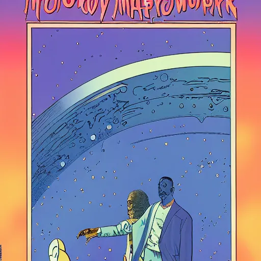 Prompt: marlon wayans retro minimalist portrait moebius starwatcher comic by jean giraud, 8 k