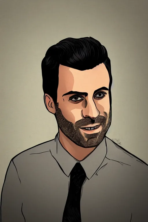 Prompt: Tumblr fan art of evil CEO Oscar Issac