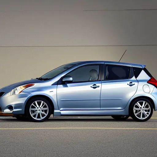 Prompt: a nissan versa suzuki swift sport mix