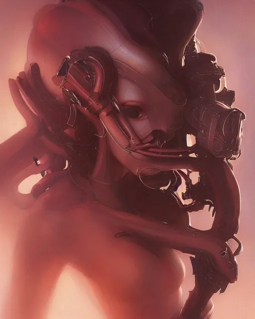 Image similar to Full shot of a woman squid monster astronaut defined facial features, symmetrical facial features. By Ruan Jia and Artgerm and Range Murata and WLOP and Ross Tran and William-Adolphe Bouguereau. intricate abstract. cyberpunk, intricate artwork, by Tooth Wu, beeple Key Art. Fantasy Illustration. award winning, Artstation, intricate details, realistic, Hyperdetailed, 8k resolution.