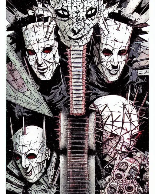 Prompt: Hellraiser by Masamune Shirow