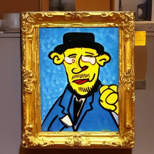 Prompt: uncle mcdonald, von gogh