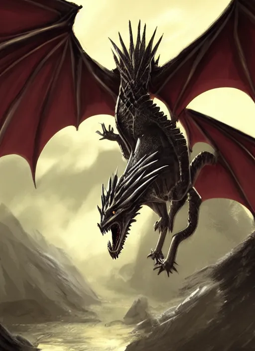 Image similar to splash art game of thrones riding dragon