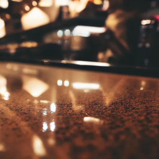 Prompt: starbucks coffee spilled all over the counter, sharp focus, beautiful photo, dramatic lighting