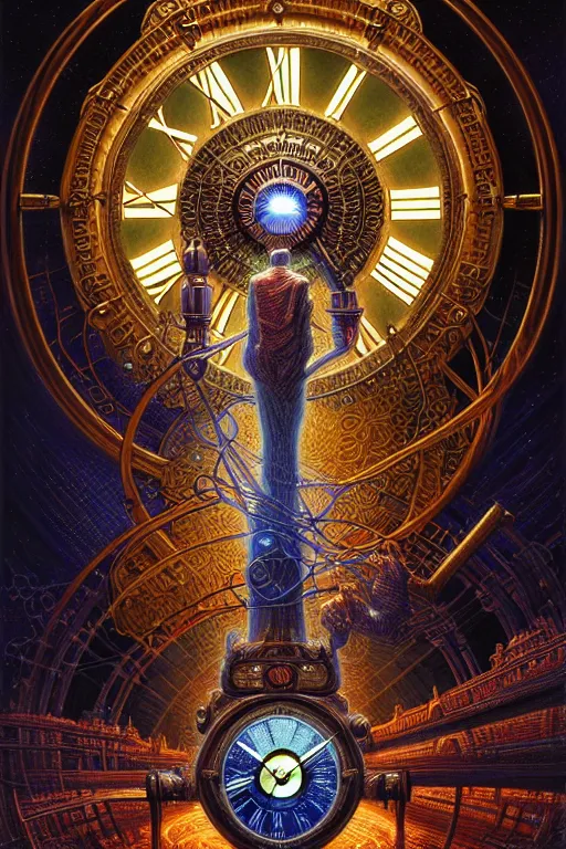 Prompt: intricate Nikola Tesla clocks james gurney, dan luvisi, Petros Afshar, tim hildebrandt, liam wong, Mark Riddick, thomas kinkade, ernst haeckel, dan mumford, trending on artstation, josephine wall, WLOP, cgsociety by Gediminas Pranckevicius, trending on cgsociety and DeviantArt