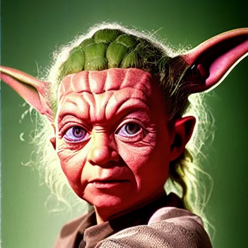 Image similar to Actor headshot for Yoda, vintage 1980s photograph