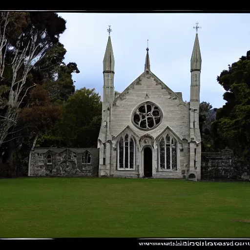 Prompt: haunted christchurch nz